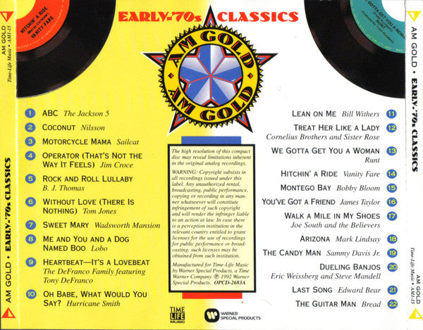 AM Gold - Early-'70s Classics *CD* | Mint (M) Mint (M) Get Cheap Vinyl