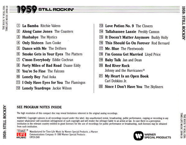 1959 Still Rockin' *CD* | Mint (M) Mint (M) Get Cheap Vinyl