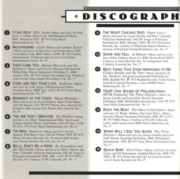 AM Gold 1974 *CD* | Mint (M) Mint (M) Get Cheap Vinyl