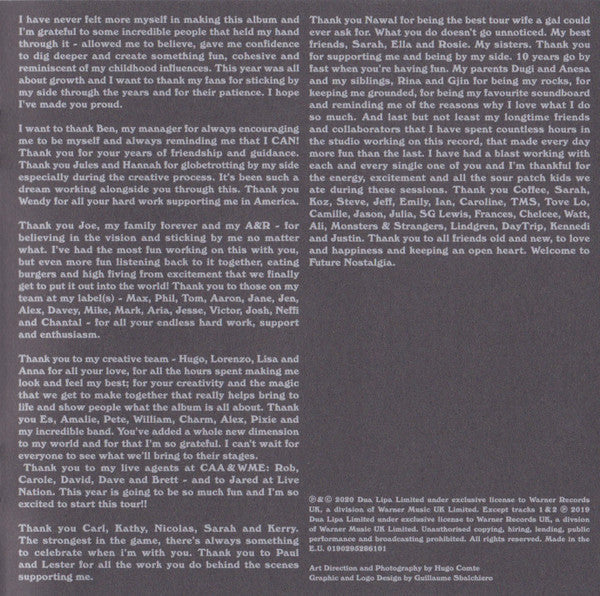 Future Nostalgia (DIGIPACK CD) | Mint (M) Mint (M) Get Cheap Vinyl