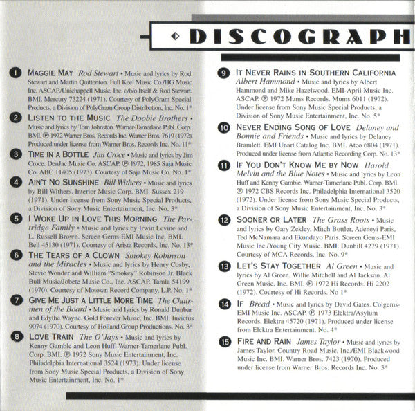 AM Gold (The Early '70s) *CD* | Mint (M) Mint (M) Get Cheap Vinyl