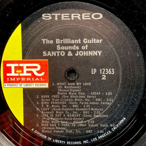 The Brilliant Guitar Sounds Of Santo & Johnny | Mint (M) Mint (M) Get Cheap Vinyl