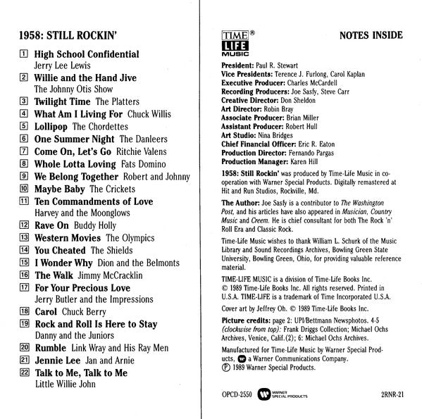 1958 Still Rockin' *CD* | Mint (M) Mint (M) Get Cheap Vinyl
