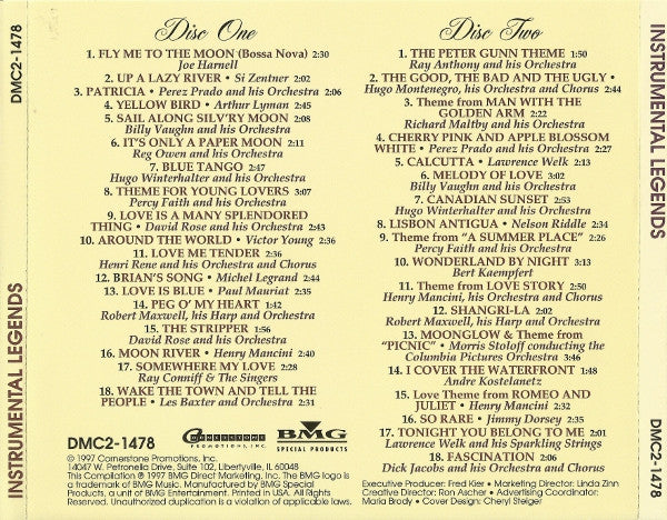 Instrumental Legends *CD* | Mint (M) Mint (M) Get Cheap Vinyl