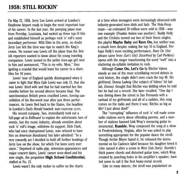 1958 Still Rockin' *CD* | Mint (M) Mint (M) Get Cheap Vinyl