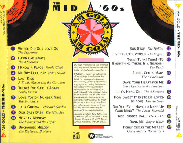 AM Gold - The Mid-'60s *CD* | Mint (M) Mint (M) Get Cheap Vinyl