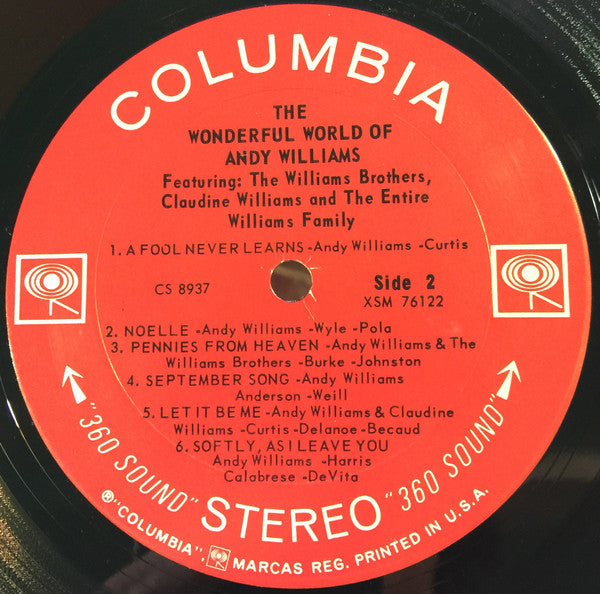 The Wonderful World Of Andy Williams | Mint (M) Near Mint (NM) Get Cheap Vinyl