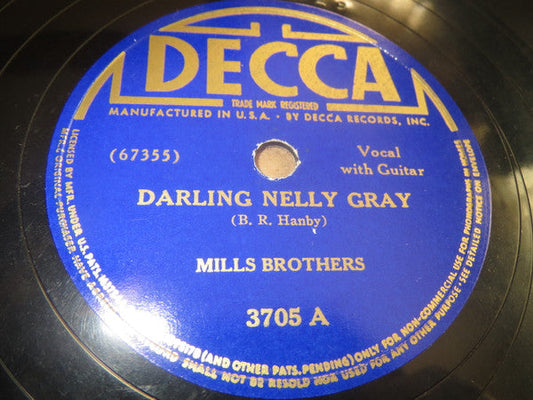 Darling Nelly Gray / Break The News To Mother | Excellent (EX) Generic Get Cheap Vinyl