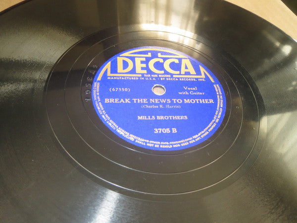 Darling Nelly Gray / Break The News To Mother | Excellent (EX) Generic Get Cheap Vinyl