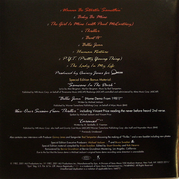 Thriller (CD) | Excellent+ (EX+) Excellent+ (EX+) Get Cheap Vinyl