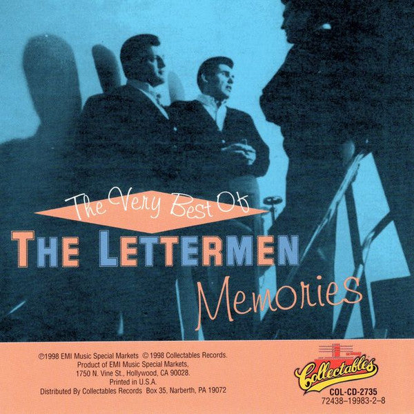 The Very Best Of The Lettermen - Memories (CD) | Excellent+ (EX+) Near Mint- (NM-) Get Cheap Vinyl