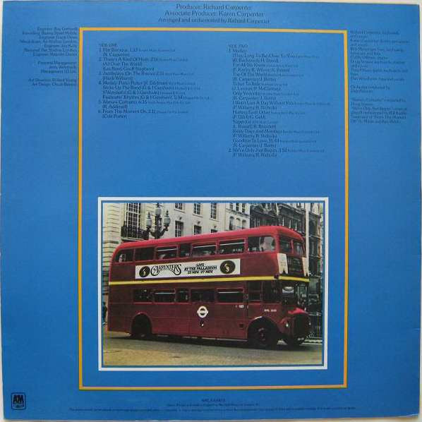 Live At The Palladium *UK - IMPORT* | Excellent (EX) Near Mint (NM) Get Cheap Vinyl