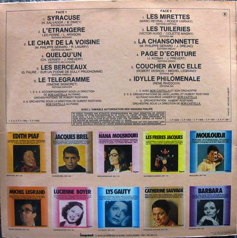 Yves Montand *FRANCE* | Excellent (EX) Near Mint (NM) Get Cheap Vinyl