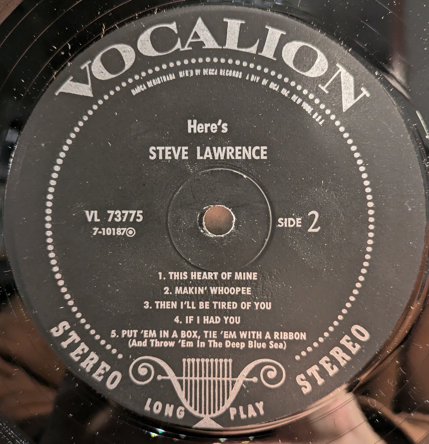 Here's Steve Lawrence | Excellent (EX) Excellent (EX) Get Cheap Vinyl
