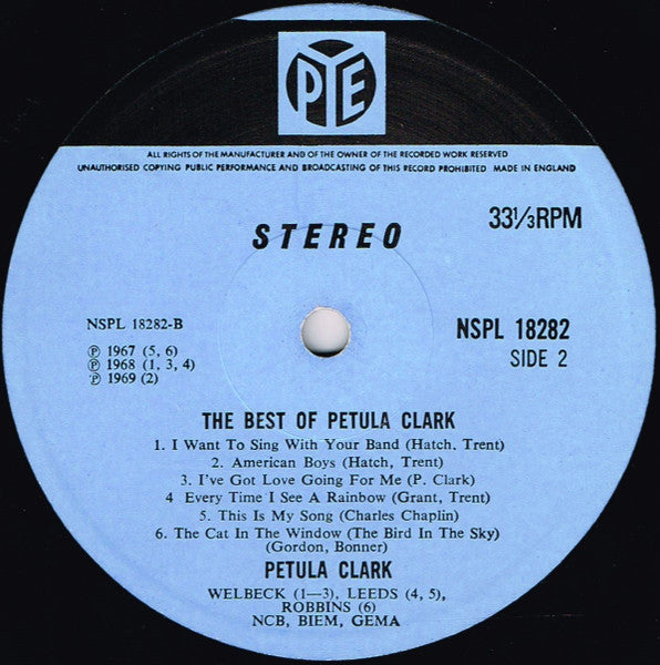The Best Of Petula Clark *UK* | Excellent (EX) Excellent (EX) Get Cheap Vinyl