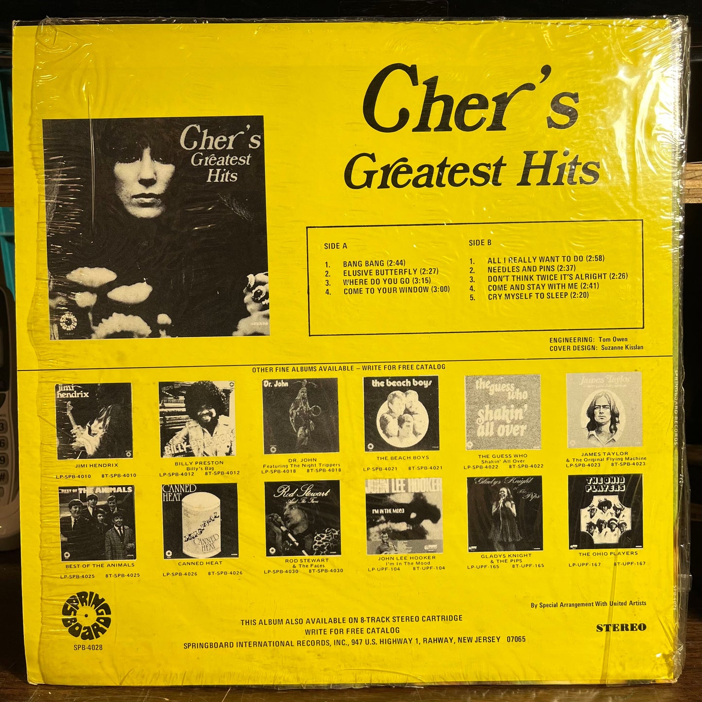 Cher's Greatest Hits (VINYL) | Excellent (EX) Near Mint (NM) Get Cheap Vinyl