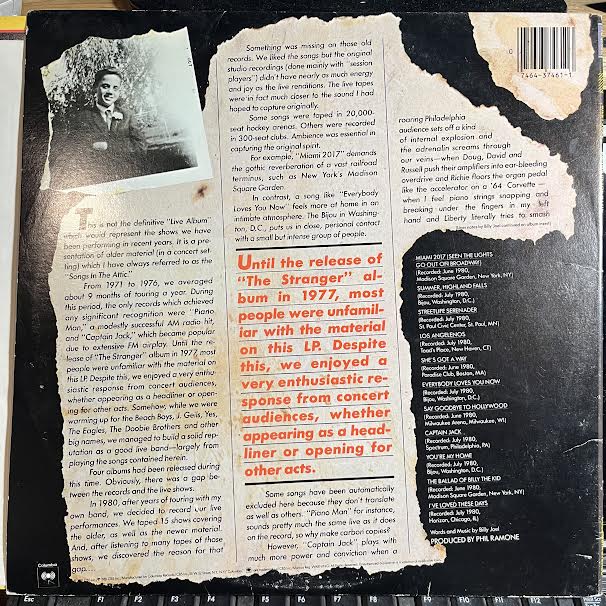 Songs In The Attic (VINYL) | Excellent (EX) Excellent (EX) Get Cheap Vinyl