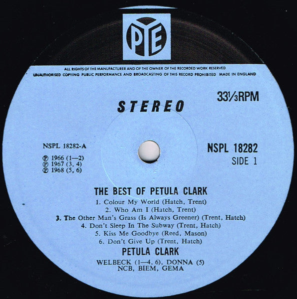 The Best Of Petula Clark *UK* | Excellent (EX) Excellent (EX) Get Cheap Vinyl