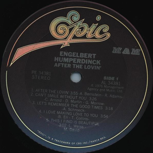 After The Lovin' | Near Mint (NM) Near Mint (NM) Get Cheap Vinyl