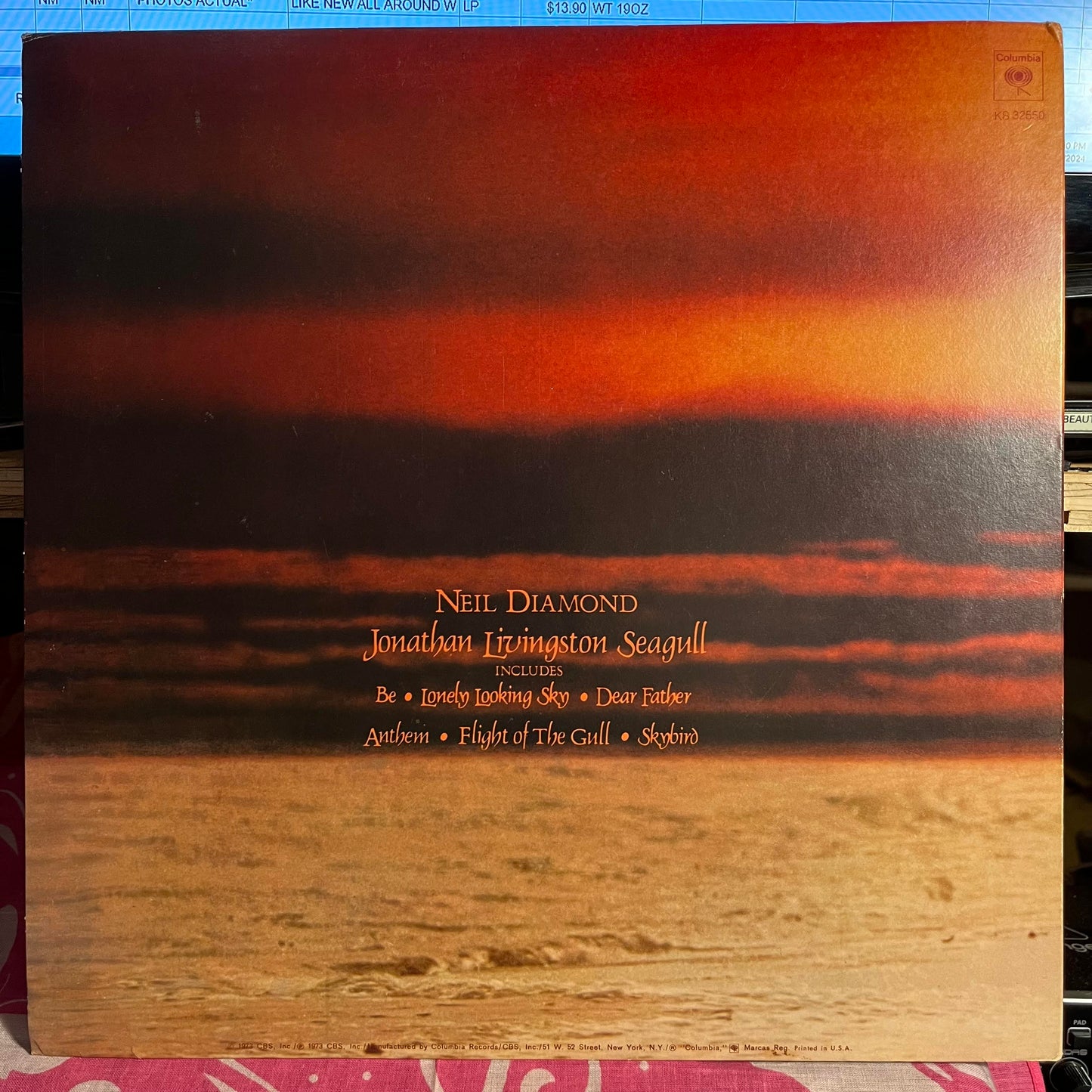 Jonathan Livingston Seagull (Original Motion Picture Sound Track) *PITMAN* | Near Mint (NM) Near Mint (NM) Get Cheap Vinyl