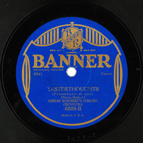 Pagan Love Song / Yesterthoughts (10" 78RPM RECORD) | Near Mint (NM) Very Good Plus (VG+) Get Cheap Vinyl
