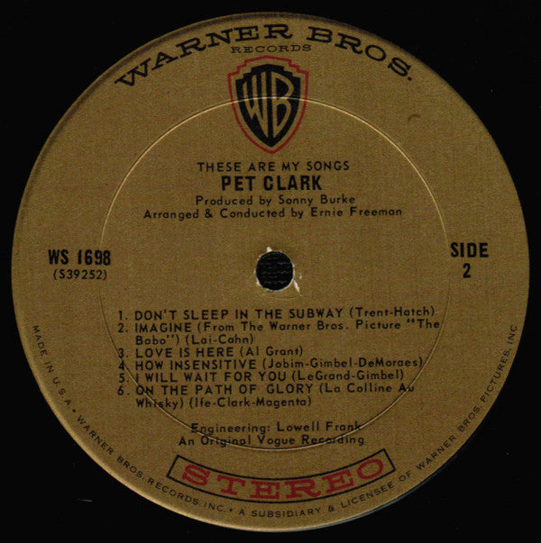 These Are My Songs | Near Mint (NM) Excellent (EX) Get Cheap Vinyl