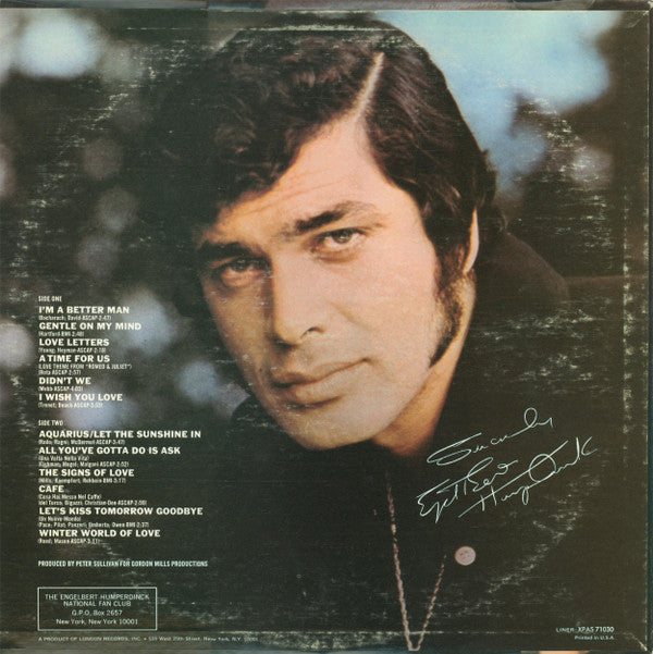 Engelbert Humperdinck *TERRE HAUTE* | Near Mint (NM) Near Mint (NM) Get Cheap Vinyl