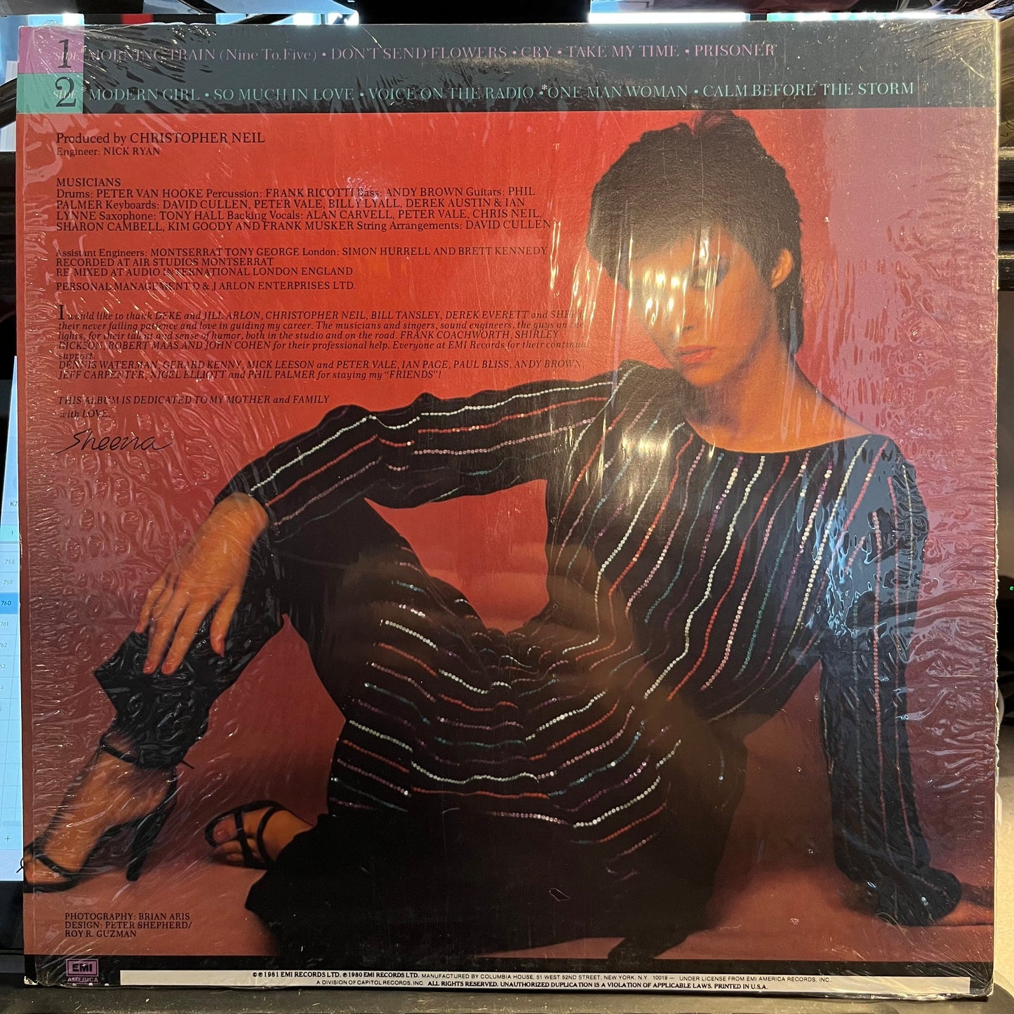 Sheena Easton (VINYL) | Near Mint (NM) Near Mint (NM) Get Cheap Vinyl