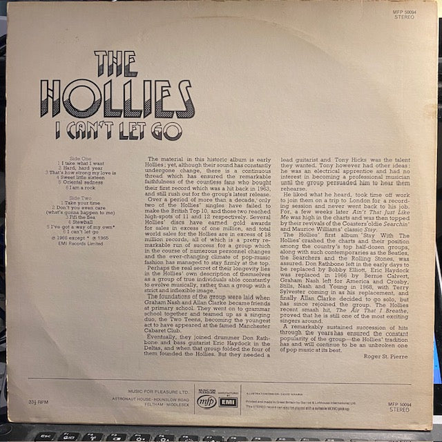 I Can't Let Go | Near Mint (NM) Near Mint (NM) Get Cheap Vinyl