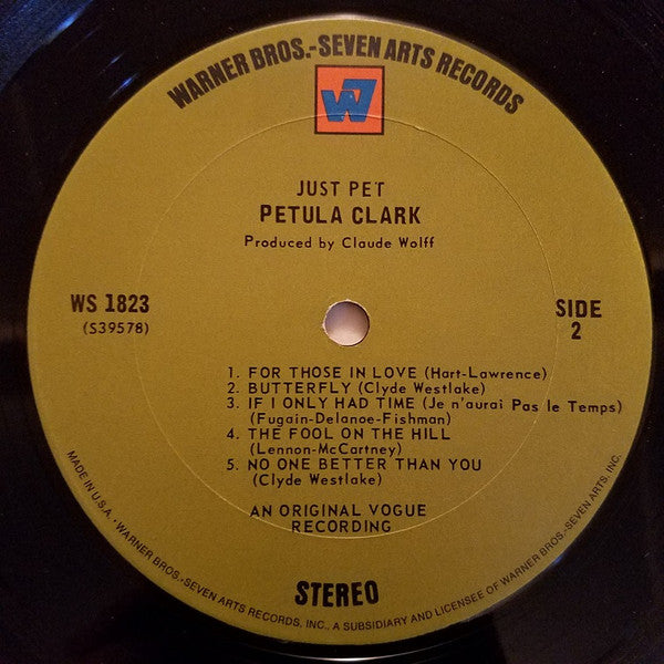 Just Pet *STEREO-POSTER* | Near Mint (NM) Excellent (EX) Get Cheap Vinyl