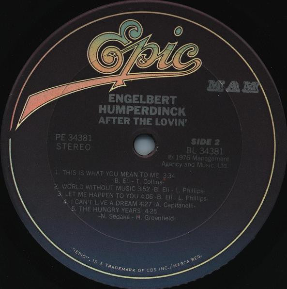 After The Lovin' | Near Mint (NM) Near Mint (NM) Get Cheap Vinyl