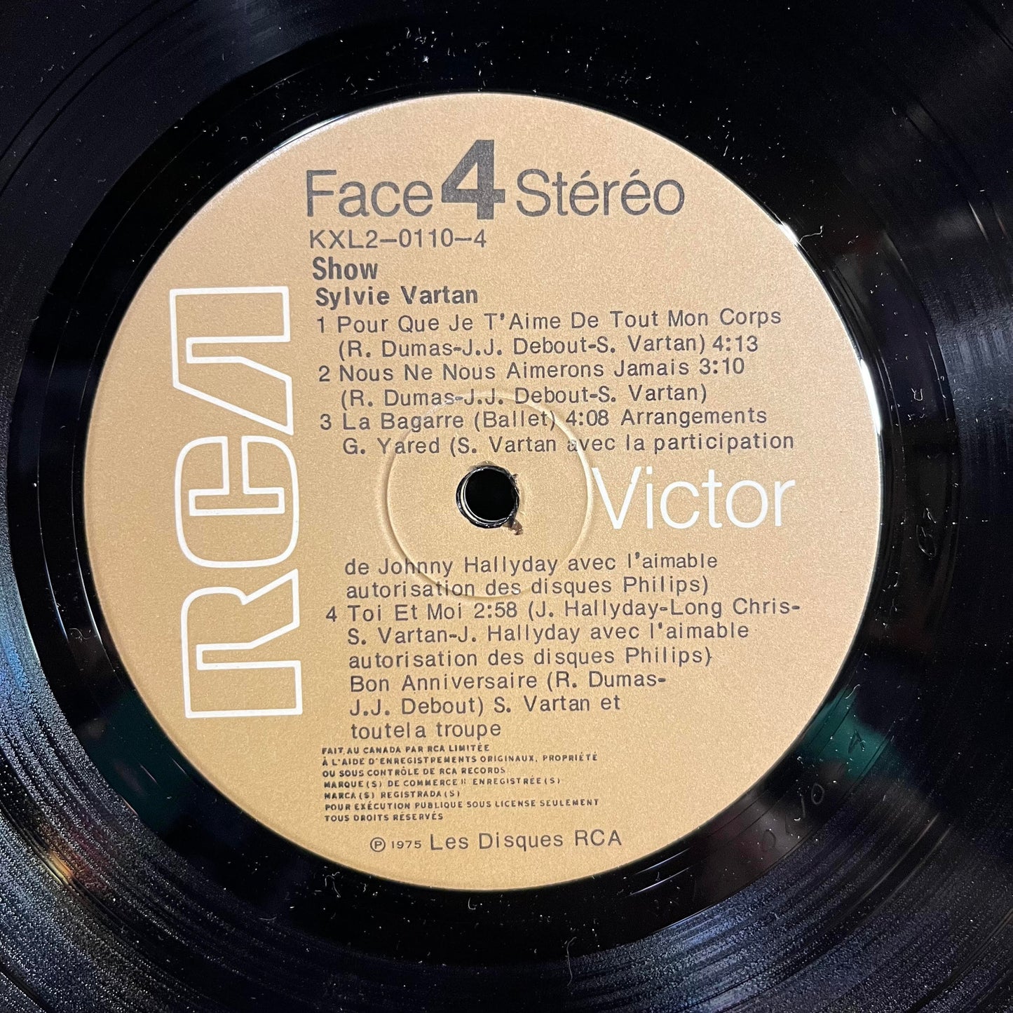 Show Sylvie Vartan *CANADA* | Near Mint (NM) Very Good Plus (VG+) Get Cheap Vinyl