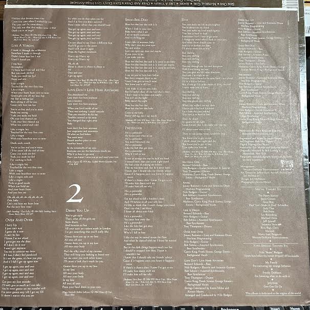 Like A Virgin (VINYL) | Near Mint (NM or M-) Excellent (EX) Get Cheap Vinyl