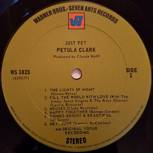 Just Pet *STEREO-POSTER* | Near Mint (NM) Excellent (EX) Get Cheap Vinyl