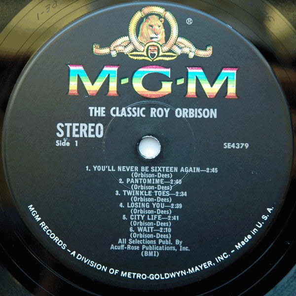 The Classic Roy Orbison *MGM* | Near Mint (NM) Excellent (EX) Get Cheap Vinyl