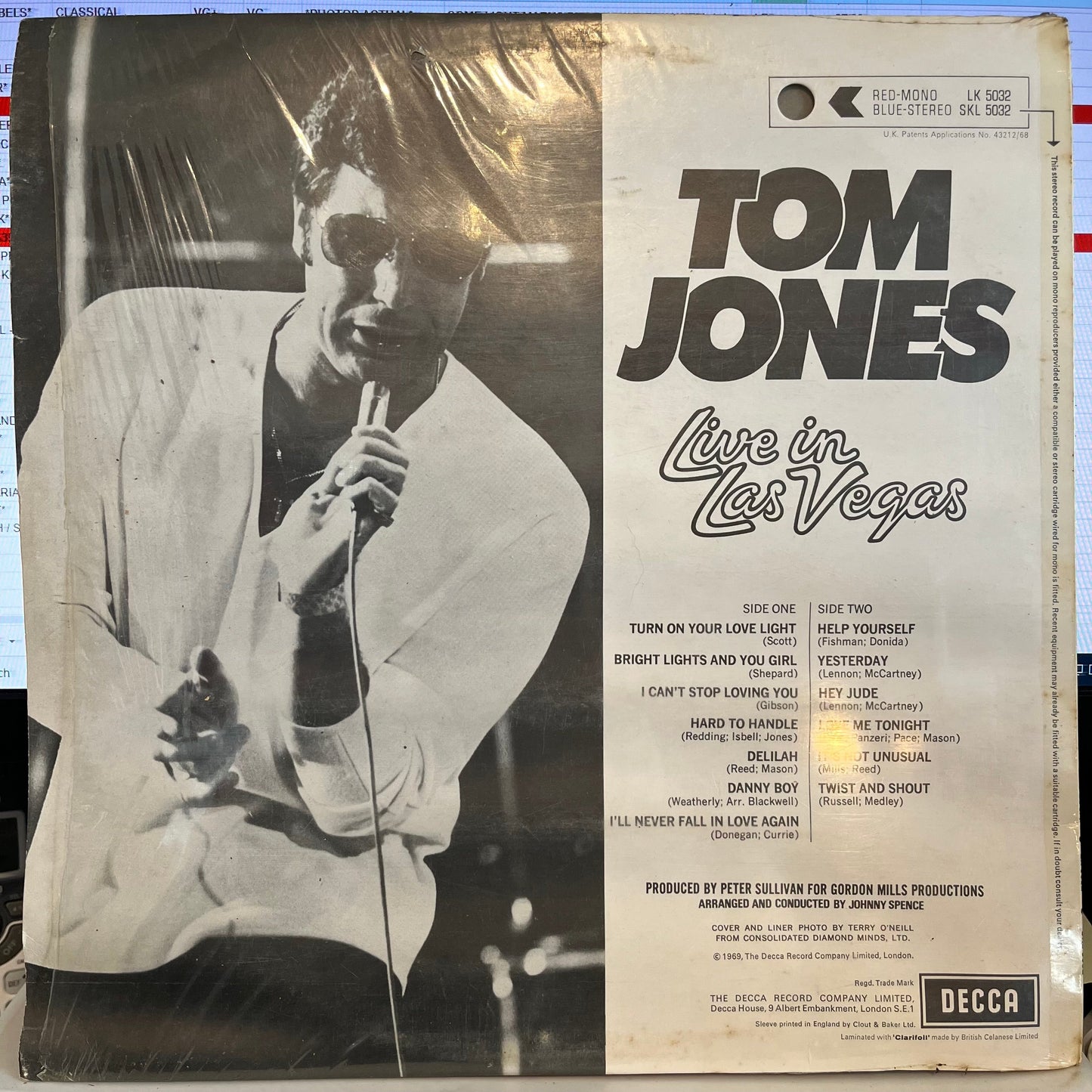 Live In Las Vegas *UK* | Near Mint (NM) Excellent (EX) Get Cheap Vinyl