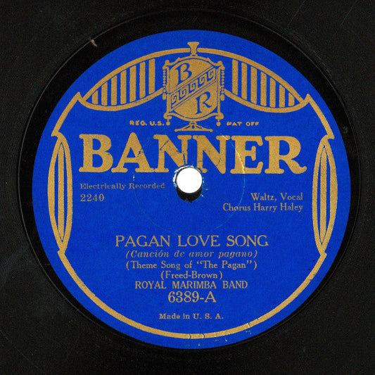 Pagan Love Song / Yesterthoughts (10" 78RPM RECORD) | Near Mint (NM) Very Good Plus (VG+) Get Cheap Vinyl