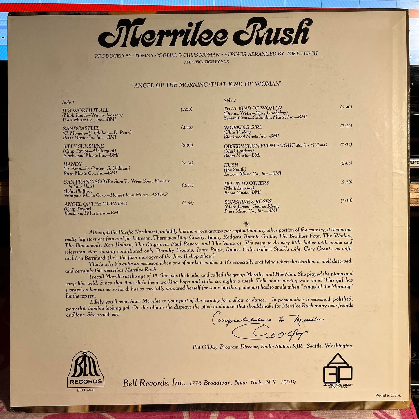 Angel Of The Morning *BESTWAY* | Near Mint (NM) Near Mint (NM) Get Cheap Vinyl
