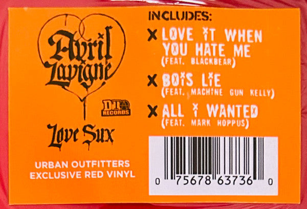 Love Sux (URBAN OUTFITTERS RED VINYL) | Near Mint (NM or M-) Near Mint (NM or M-) Get Cheap Vinyl