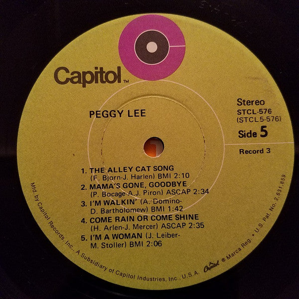 Peggy Lee *BOX* | Near Mint (NM) Excellent (EX) Get Cheap Vinyl