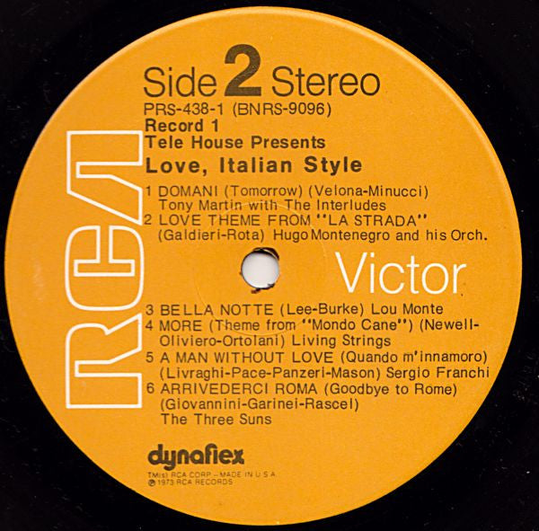 Love, Italian Style | Near Mint (NM) Excellent (EX) Get Cheap Vinyl