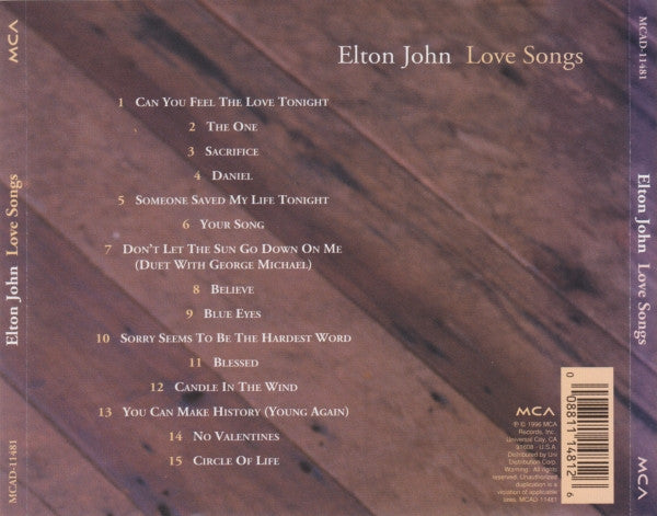 Love Songs (CD) | Near Mint (NM) Near Mint (NM) Get Cheap Vinyl