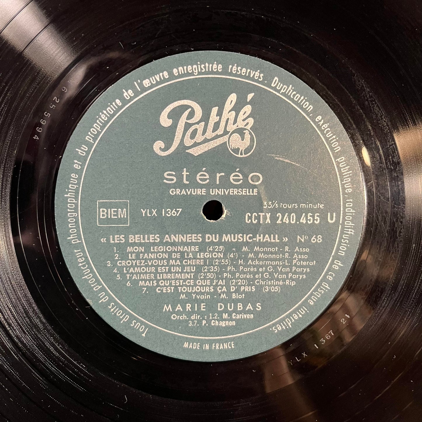 Les Belles Années Du Music-Hall N° 68 *FRANCE* | Near Mint (NM) Near Mint (NM) Get Cheap Vinyl