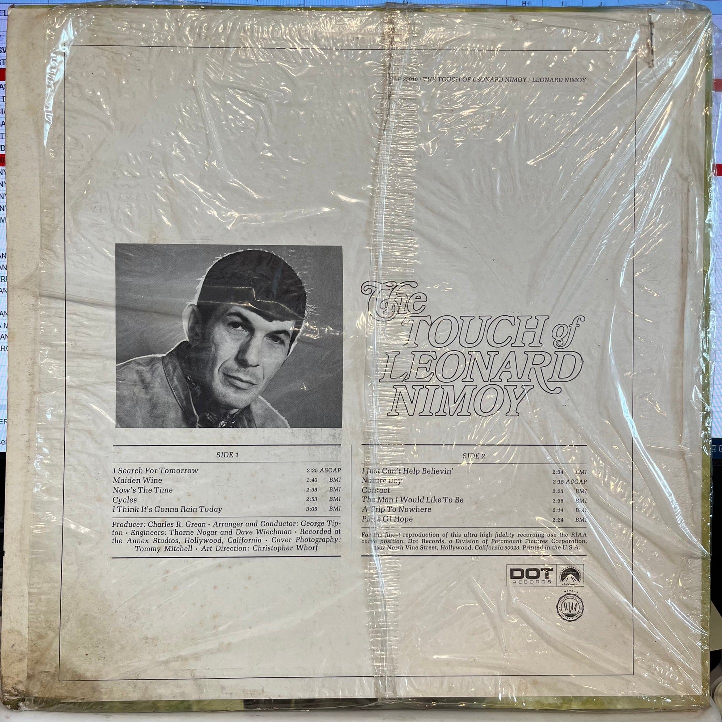 The Touch Of Leonard Nimoy *MONARCH / SHRINK* | Near Mint (NM) Excellent (EX) Get Cheap Vinyl