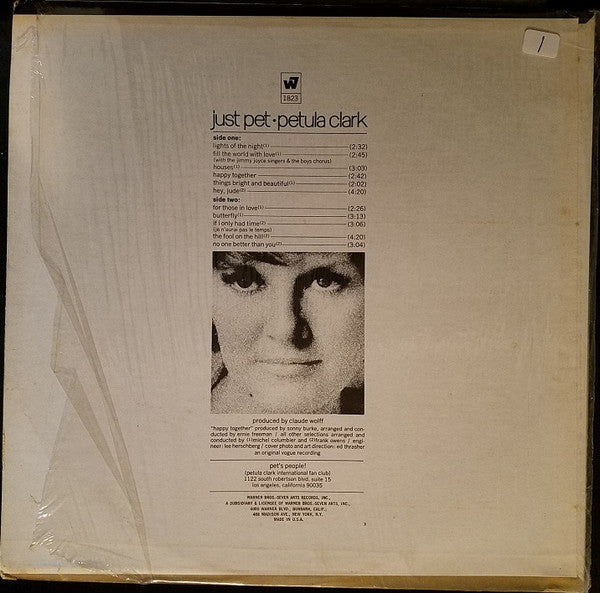 Just Pet *STEREO-POSTER* | Near Mint (NM) Excellent (EX) Get Cheap Vinyl