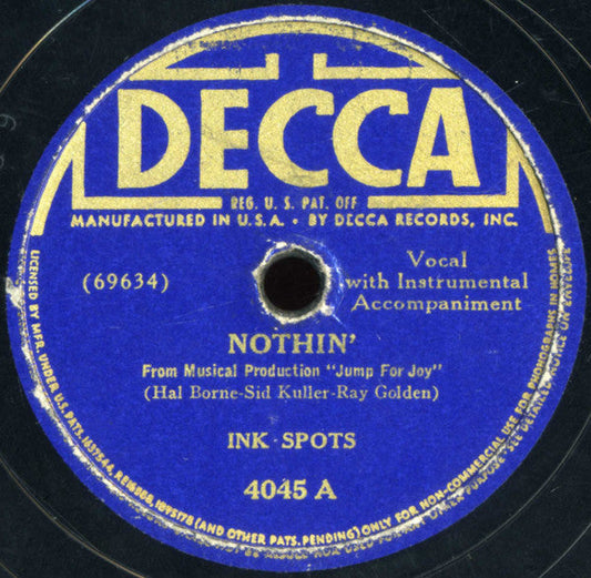 Nothin' / Someone's Rocking My Dream Boat | Very Good Plus (VG+) Generic Get Cheap Vinyl