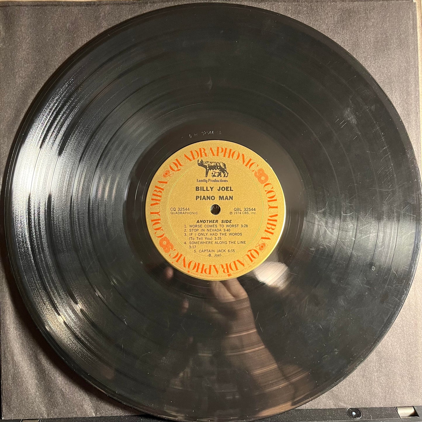 Piano Man *QUADRAPHONIC* | Very Good (VG) Excellent (EX) Get Cheap Vinyl
