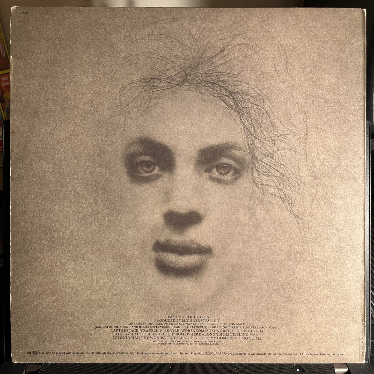 Piano Man *QUADRAPHONIC* | Very Good (VG) Excellent (EX) Get Cheap Vinyl