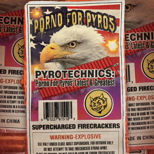 Pyrotechnics: Porno For Pyros' Latest & Greatest (Brick & Mortar Exclusive) (140 Gram Clear W/ Orange Splatter Colored Vinyl) | Mint (M) Mint (M) Get Cheap Vinyl