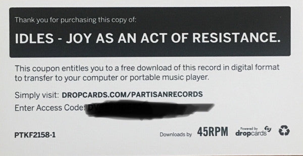 Joy As An Act Of Resistance | Mint (M) Mint (M) Get Cheap Vinyl